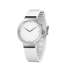 36mm Silicone Quartz Watch OEM 3BAR Rubber Wrist Watch Stainless Steel Case