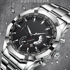 YHSK-098 Stainless Steel Quartz Watch 42mm Water Resistant Quartz Watch Calendar
