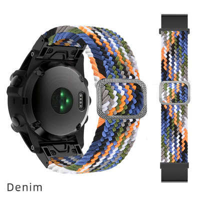 Quick Release 20mm 22mm Color Elastic Nylon Watch Strap Jiaming Fenix 7X